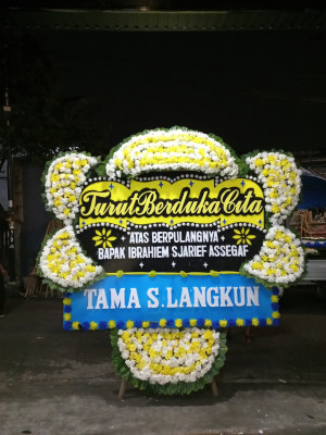 Papan Bunga Duka di Kebonbaru