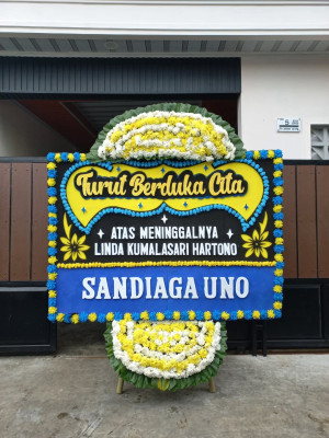 Papan Bunga Duka di Kebonbaru